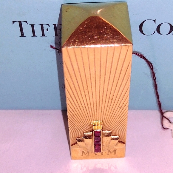 Tiffany & Co. Jewelry - 14K Tiffany Ruby ArtDeco YG MGM Studios 💄 Case Exclusive to Stormtreasures